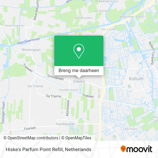 Hiske's Parfum Point Refill kaart