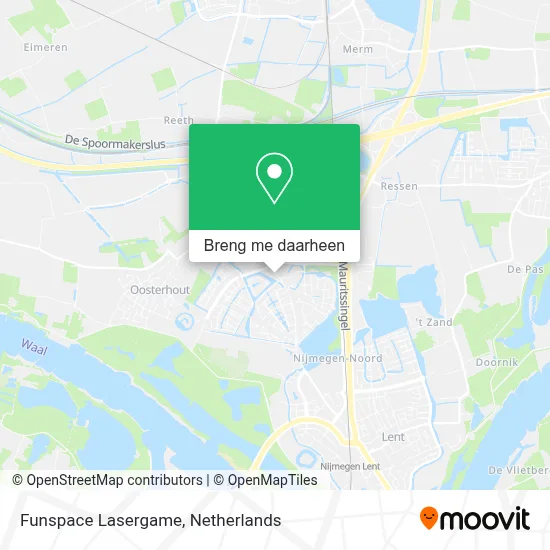 Funspace Lasergame kaart