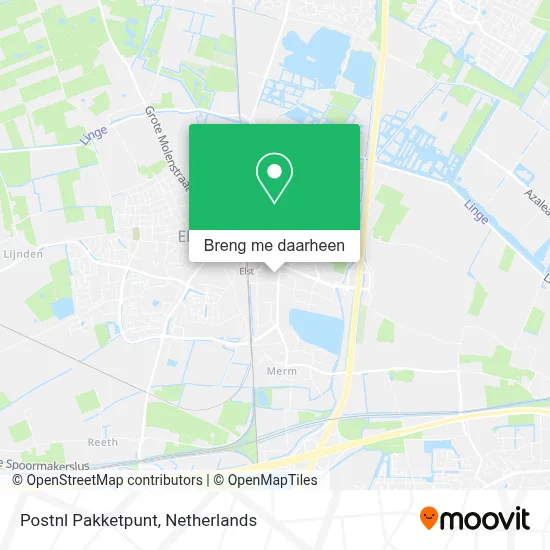 Postnl Pakketpunt kaart