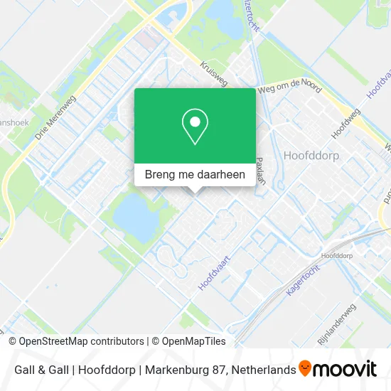 Gall & Gall | Hoofddorp | Markenburg 87 kaart