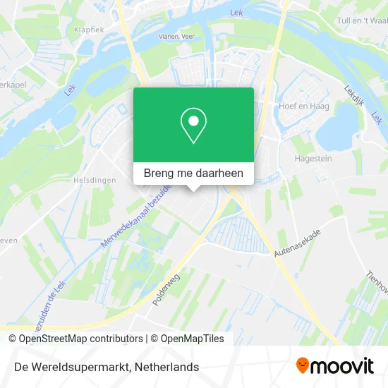 De Wereldsupermarkt kaart