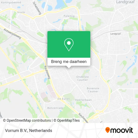 Vorrum B.V. kaart
