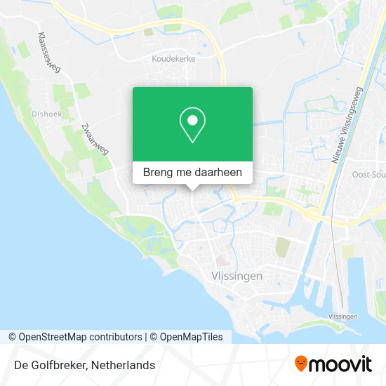 De Golfbreker kaart