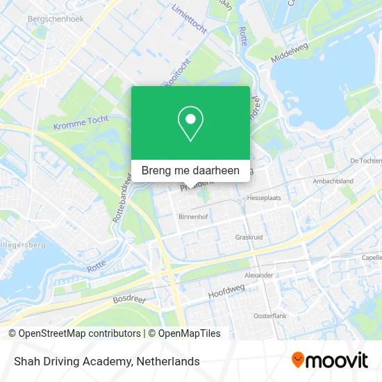 Shah Driving Academy kaart