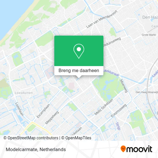 Modelcarmate kaart