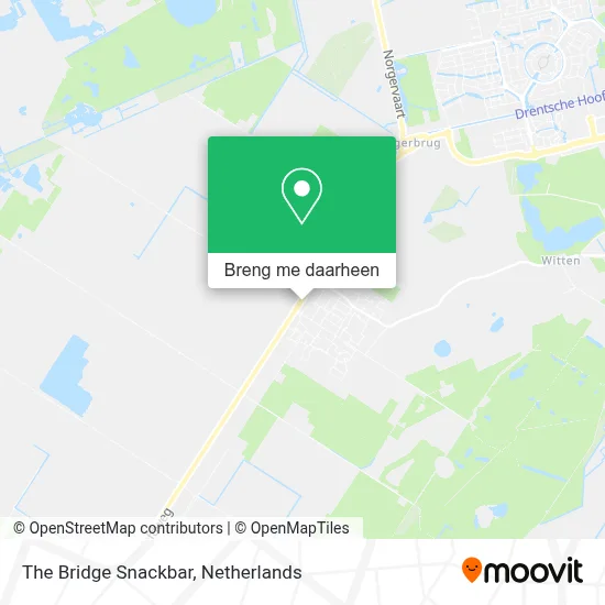 The Bridge Snackbar kaart