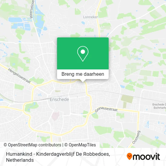 Humankind - Kinderdagverblijf De Robbedoes kaart