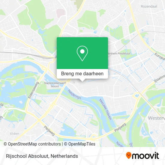 Rijschool Absoluut kaart