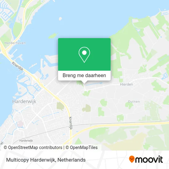 Multicopy Harderwijk kaart
