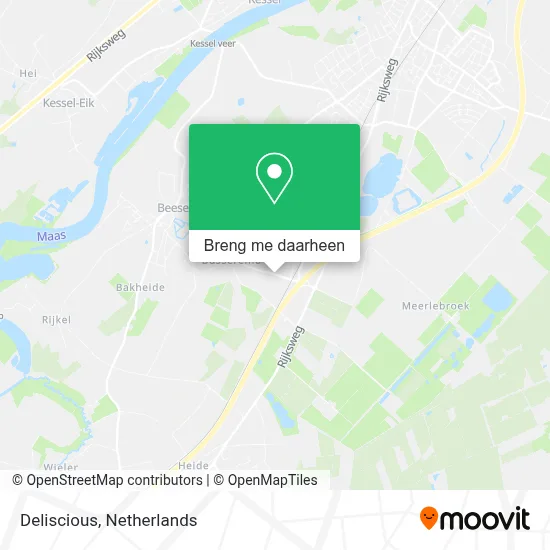Deliscious kaart