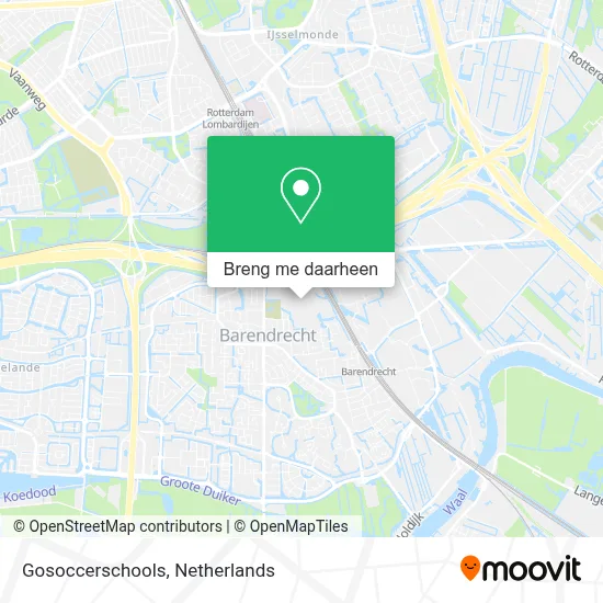 Gosoccerschools kaart