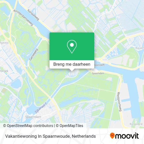 Vakantiewoning In Spaarnwoude kaart