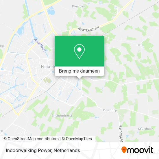 Indoorwalking Power kaart