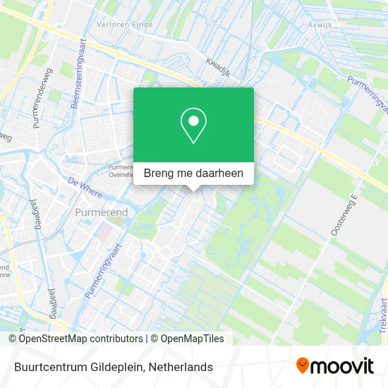 Buurtcentrum Gildeplein kaart