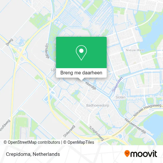 Crepidoma kaart