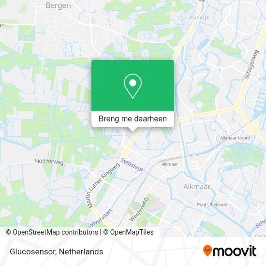 Glucosensor kaart