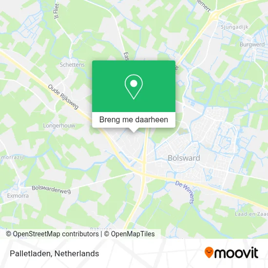 Palletladen kaart