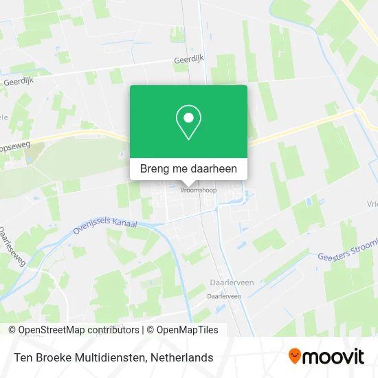 Ten Broeke Multidiensten kaart
