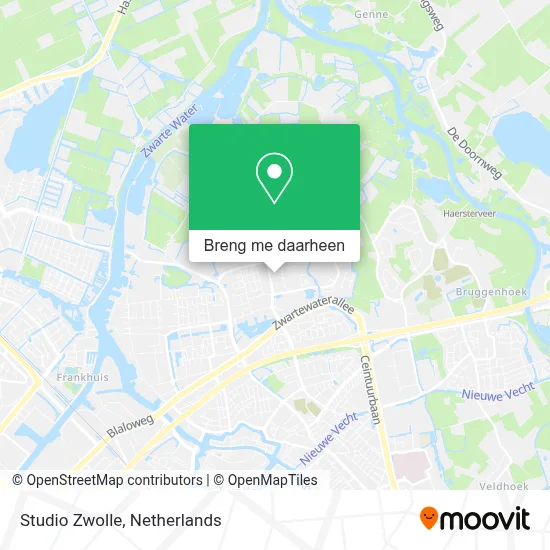 Studio Zwolle kaart