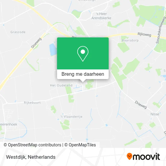 Westdijk kaart