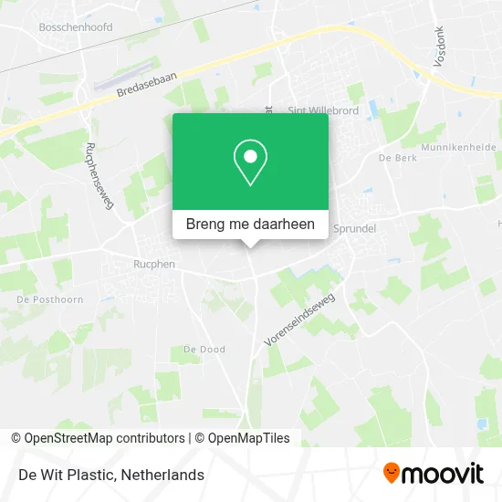 De Wit Plastic kaart