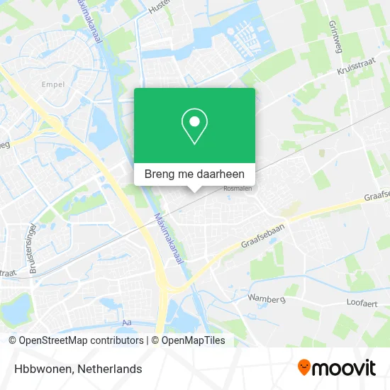 Hbbwonen kaart