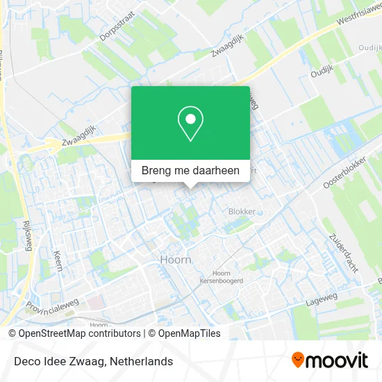 Deco Idee Zwaag kaart