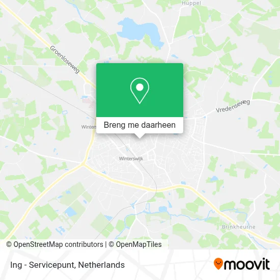 Ing - Servicepunt kaart
