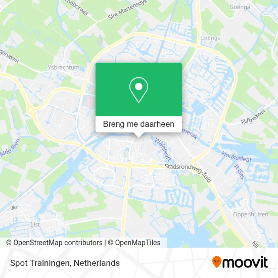 Spot Trainingen kaart