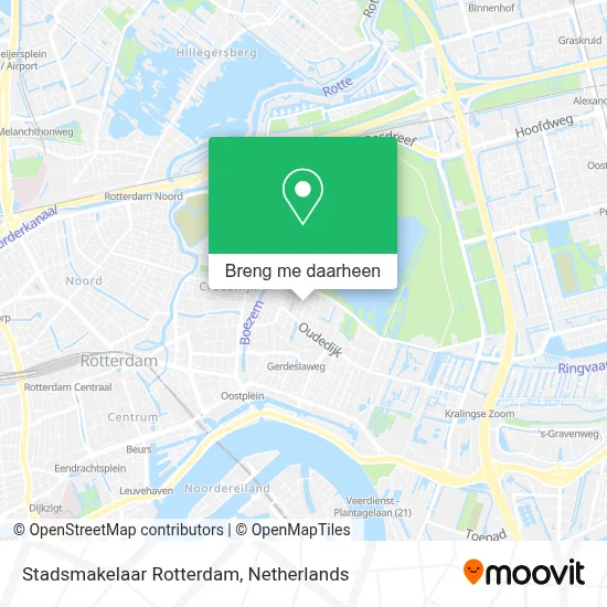 Stadsmakelaar Rotterdam kaart