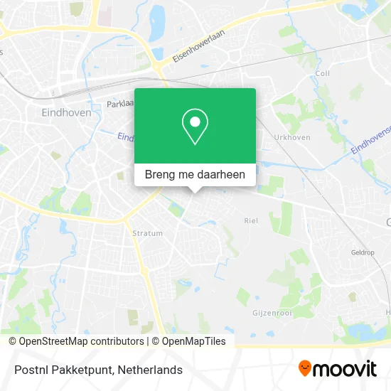 Postnl Pakketpunt kaart