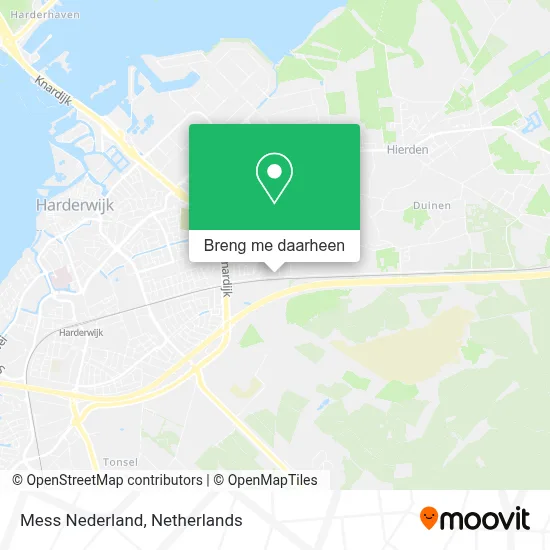 Mess Nederland kaart