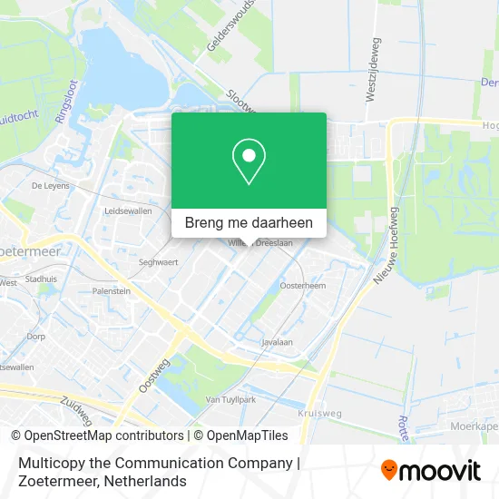 Multicopy the Communication Company | Zoetermeer kaart