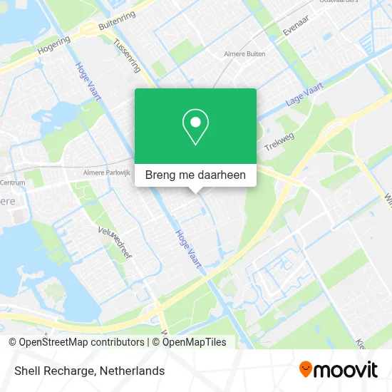 Shell Recharge kaart