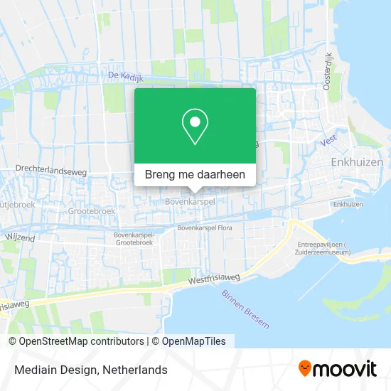 Mediain Design kaart