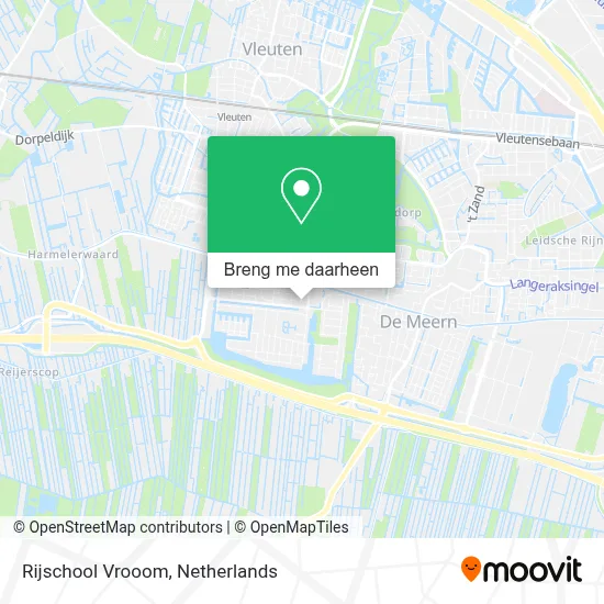 Rijschool Vrooom kaart