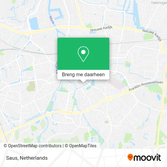 Saus kaart