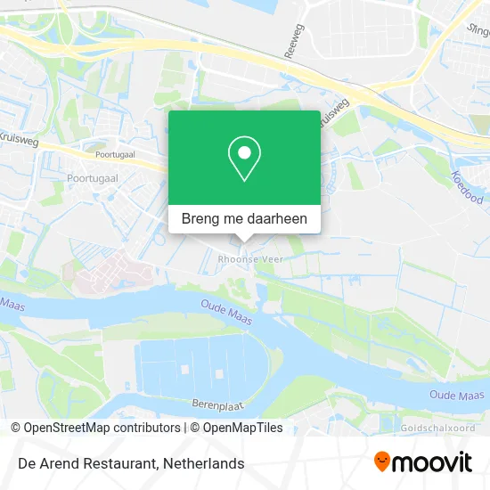 De Arend Restaurant kaart