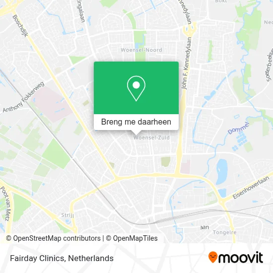 Fairday Clinics kaart