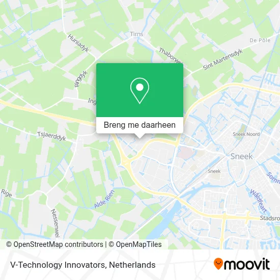V-Technology Innovators kaart