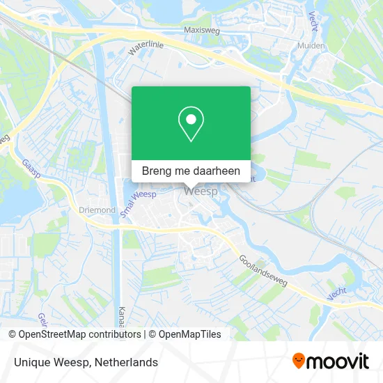 Unique Weesp kaart