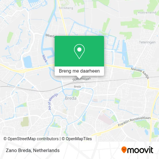 Zano Breda kaart