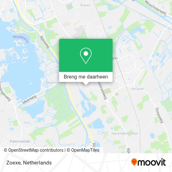 Zoexe kaart