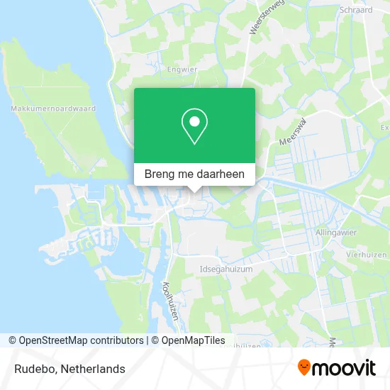 Rudebo kaart