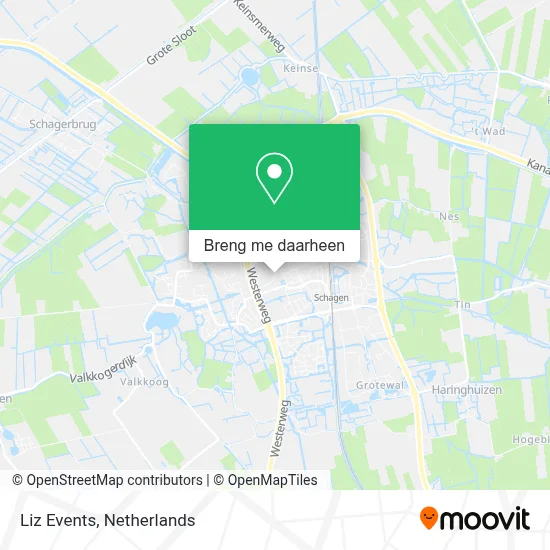 Liz Events kaart