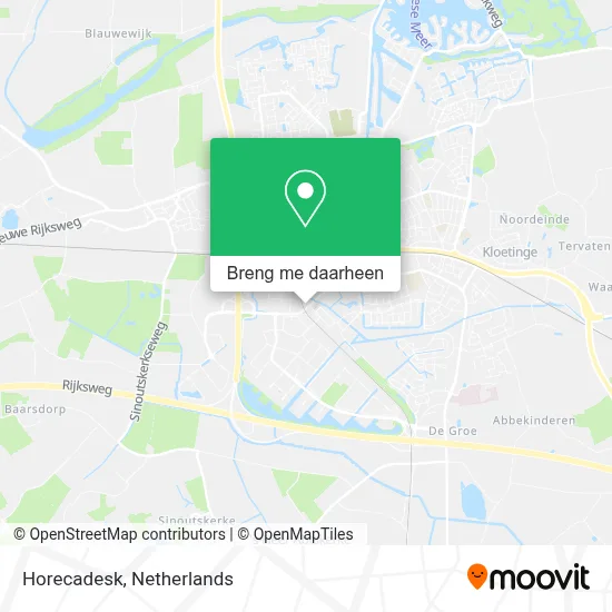 Horecadesk kaart