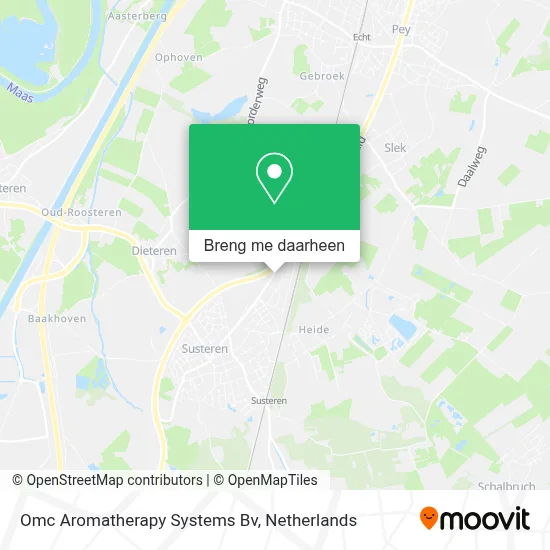 Omc Aromatherapy Systems Bv kaart