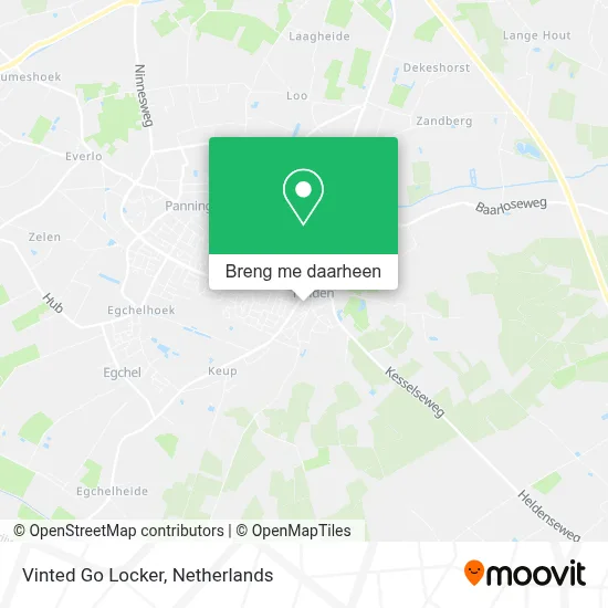 Vinted Go Locker kaart