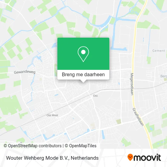 Wouter Wehberg Mode B.V. kaart