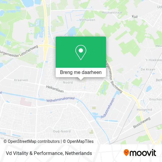 Vd Vitality & Performance kaart